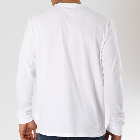 Element - Tee Shirt Manches Longues Glimpse Horizontal Blanc