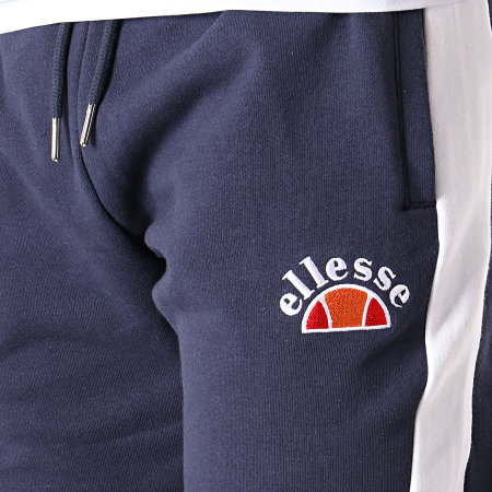 Ellesse - Pantalon Jogging Livio SHA04652 Bleu Marine Blanc 
