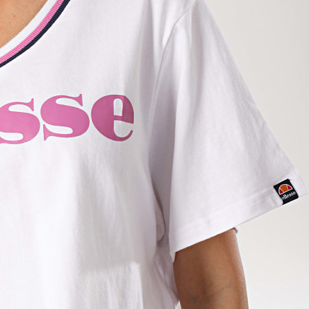 Ellesse - Tee Shirt Crop Femme Siuma SGA06529 Blanc