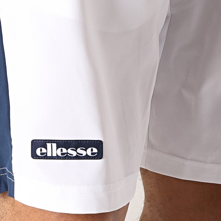 Ellesse - Short Jogging Cafone SXA06538 Blanc Bleu Marine