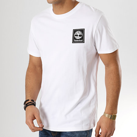 Timberland - Tee Shirt Back Graphic A1OA5 Blanc 