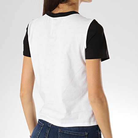 Vans - Tee Shirt Femme Tangle ULLY Blanc Noir