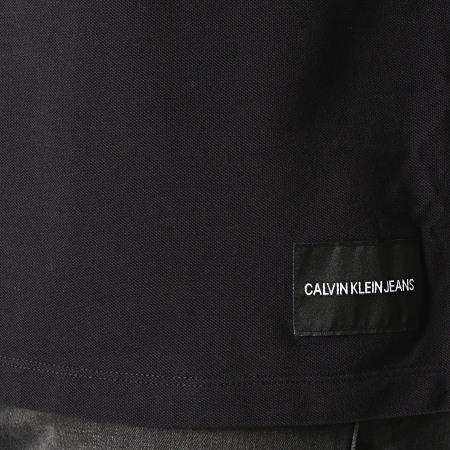 Calvin Klein - Polo Manches Courtes Institutionnal Collar 1183 Noir