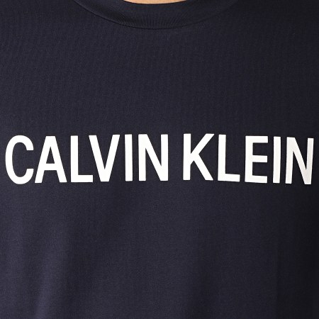 Calvin Klein - Tee Shirt Institutional Logo 1463 Bleu Marine