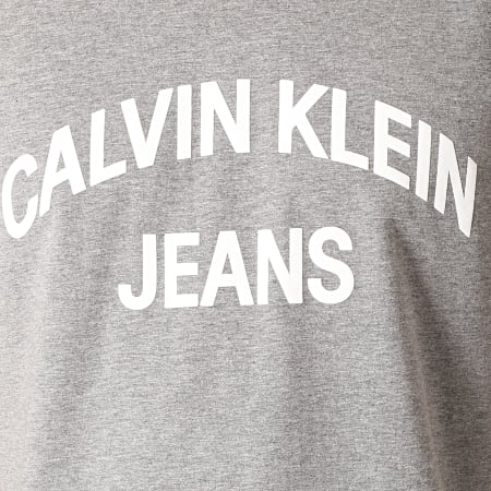 Calvin Klein - Tee Shirt Institutional Varsity 1471 Gris Chiné
