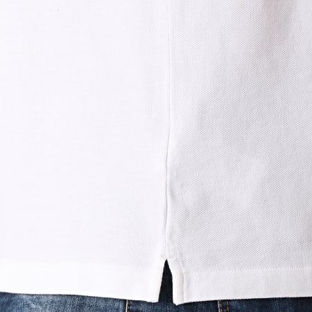 Calvin Klein - Polo Manches Courtes New Monogram 2323 Blanc