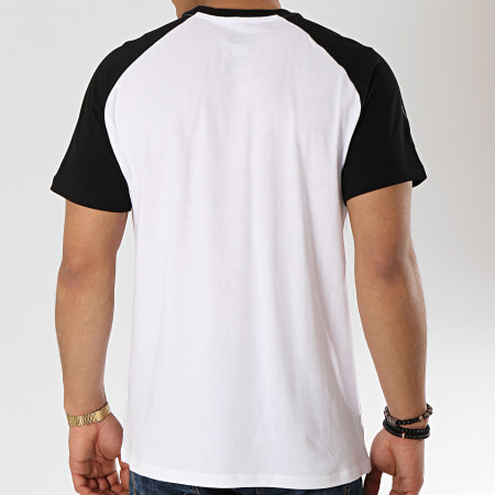 Element - Tee Shirt Basic Raglan Blanc Noir