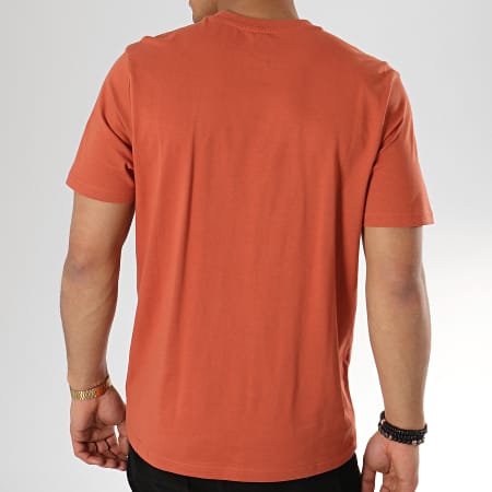 Element - Tee Shirt Vertical Rouge Chiné