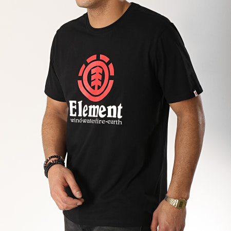 Element - Tee Shirt Vertical Noir