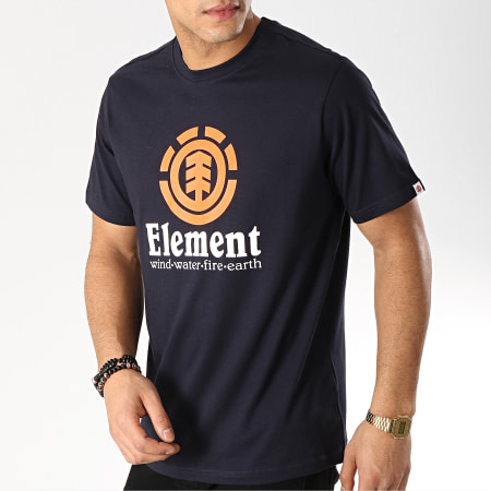 Element - Camiseta Vertical Azul Marino