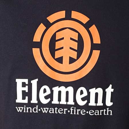Element - Camiseta Vertical Azul Marino