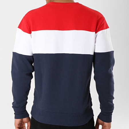 Ellesse Sweat Crewneck Oriveto SHA04390 Bleu Marine Blanc Rouge LaBoutiqueOfficielle