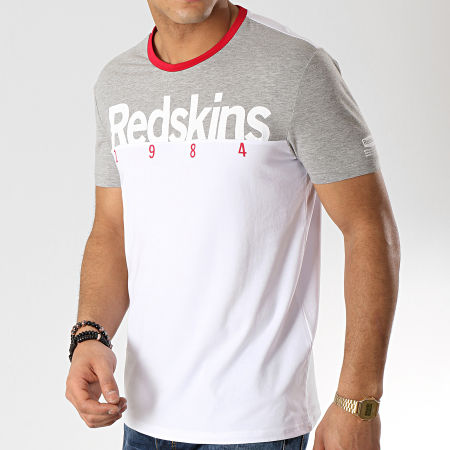 Redskins - Tee Shirt Coventry Calder Blanc Gris Chiné 