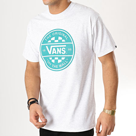 Vans - Tee Shirt Checker Co II A3W5IRKZ Gris Chiné