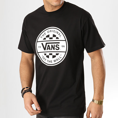 Vans - Tee Shirt Checker Co II A3W5IY28 Noir Blanc