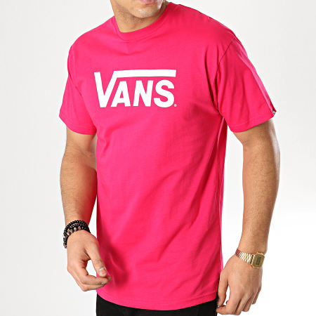 Vans - Tee Shirt Classic Jazzy Rose 00GTDE Blanc