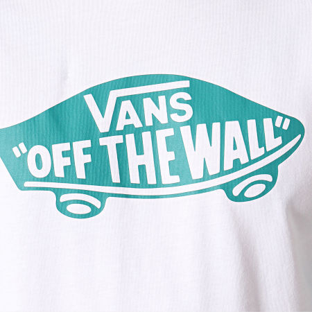 Vans - Tee Shirt Manches Longues OTW XXMU Blanc Vert 