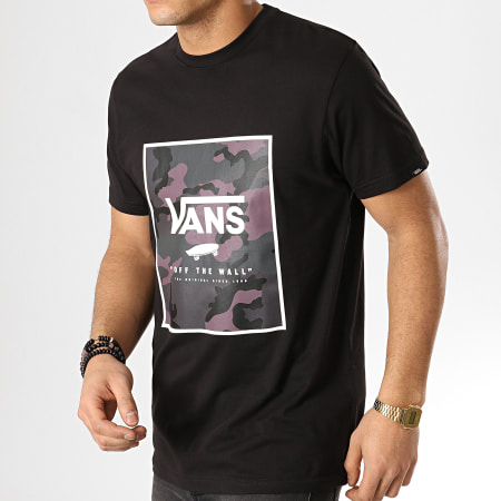 Vans - Tee Shirt Print Box A312S Noir Camouflage 
