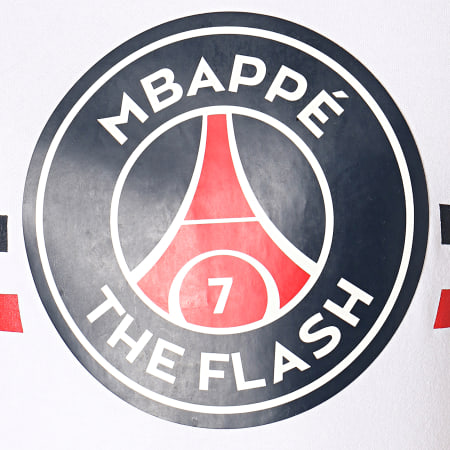 PSG - Sweat Capuche The Flash Mbappé Blanc