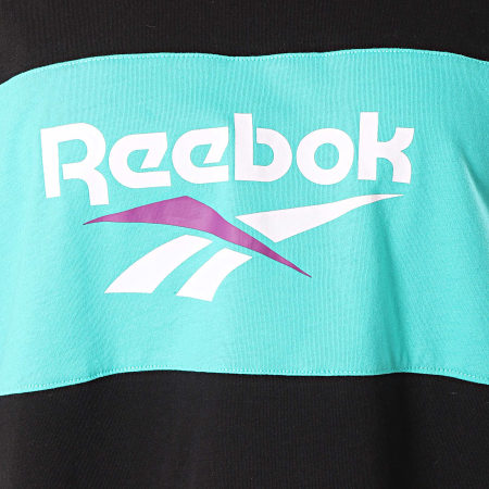 Reebok - Tee Shirt Crop Femme Classics Vector DX3811 Noir Vert