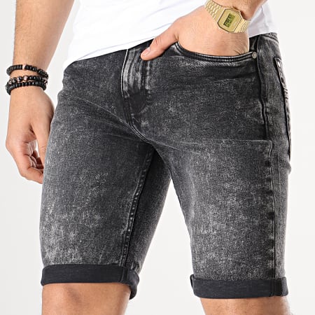 American People - Short Jean Trefle Gris Anthracite 