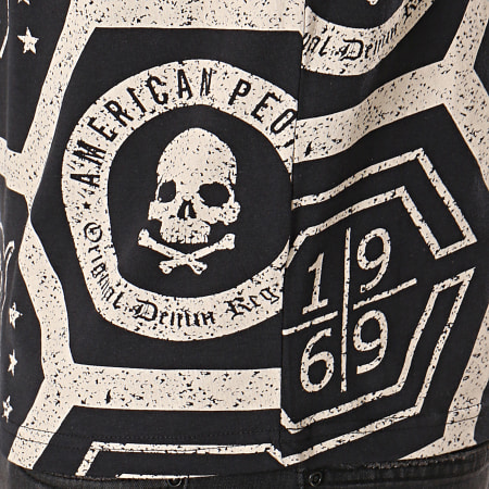 American People - Tee Shirt Steph Noir Ecru