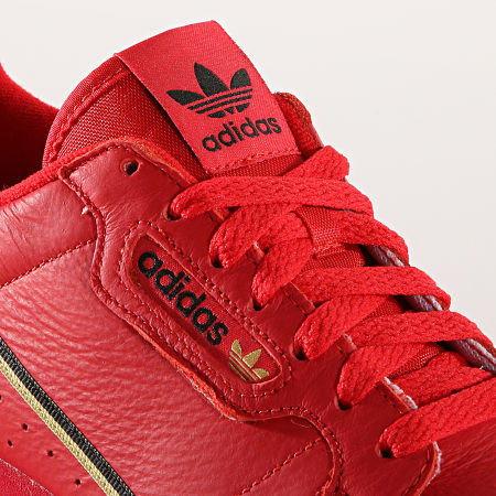 Adidas Originals - Baskets Continental 80 EE4144 Scarlet Gold Metallic Core Black