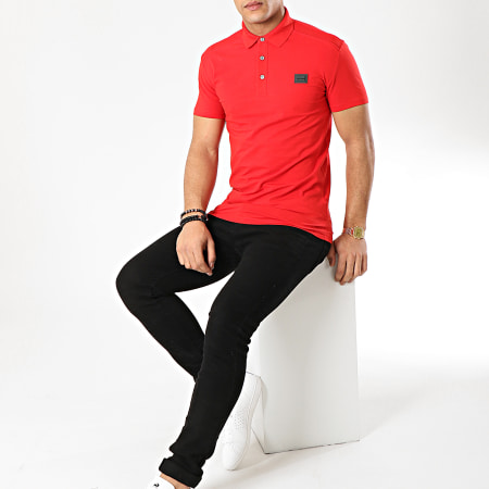 Antony Morato - Polo Manches Courtes MMKS01419 Rouge