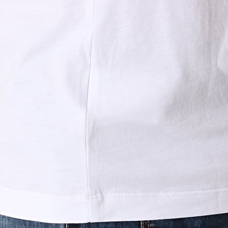 Antony Morato - Tee Shirt Avec Bandes MMKS01477 Blanc