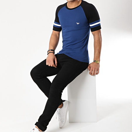 Emporio Armani - Tee Shirt 111811-9P529 Bleu Marine Noir