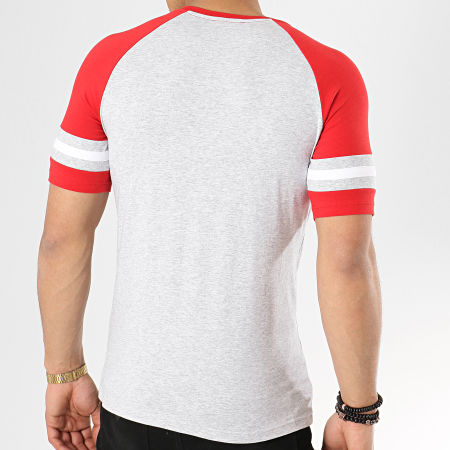 Emporio Armani - Tee Shirt 111811-9P529 Gris Chiné Rouge