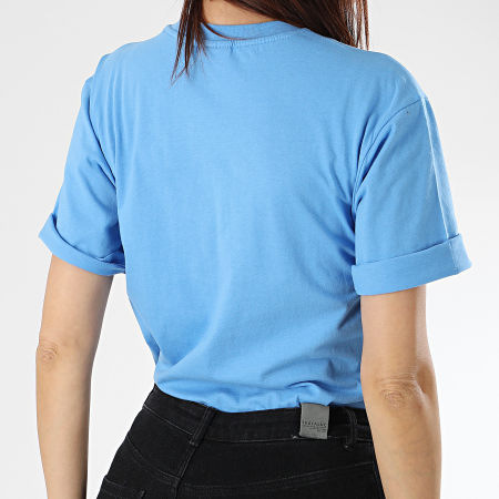 Fila - Tee Shirt Avec Bandes Femme Talita 682321 Bleu Clair