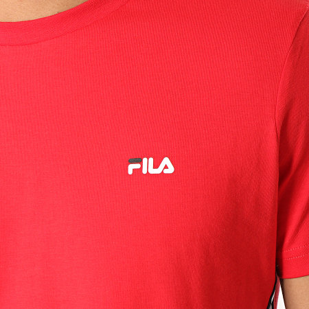 Fila - Tee Shirt Avec Bandes Talan 682362 Rouge