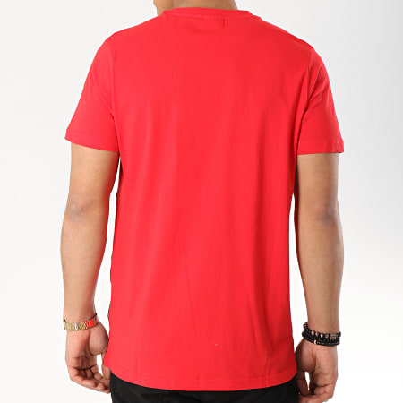 Fila - Tee Shirt Avec Bandes Talan 682362 Rouge