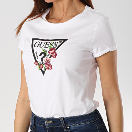 Guess - Tee Shirt Femme W92I67-JA900 Blanc