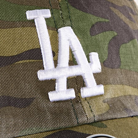 '47 Brand - Casquette Los Angeles Dodgers Clean Up CARGW12GWSNL Vert Kaki Camouflage