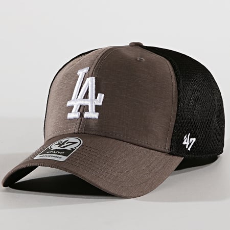 '47 Brand - Casquette Trucker Los Angeles Dodgers MVP GRIMM12HYP Gris Noir