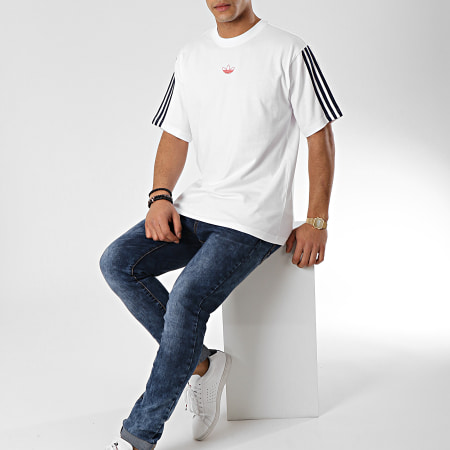 Adidas Originals - Tee Shirt Floating DV3260 Blanc