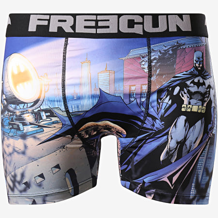 Freegun - Boxer DC 7 Batman Noir Bleu Clair