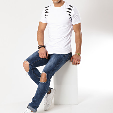 Ikao - Tee Shirt Oversize F414 Blanc