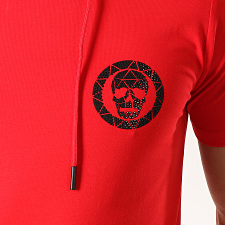 MTX - Tee Shirt Capuche Oversize FX257 Rouge