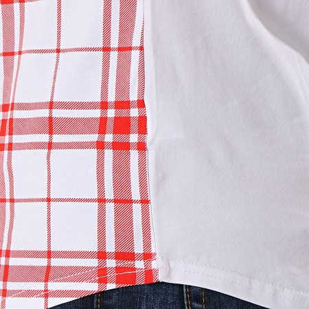 MTX - Tee Shirt Oversize FX191 Blanc Rouge