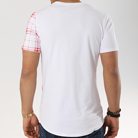 MTX - Tee Shirt Oversize FX191 Blanc Rouge