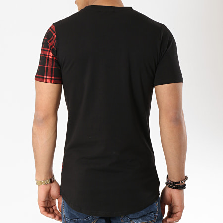 MTX - Tee Shirt Oversize FX191 Noir Rouge