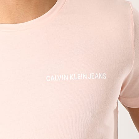 Calvin Klein - Tee Shirt Small Institutional Logo 7852 Rose