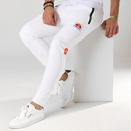 Ellesse - Pantalon Jogging Rayure 1034N Blanc
