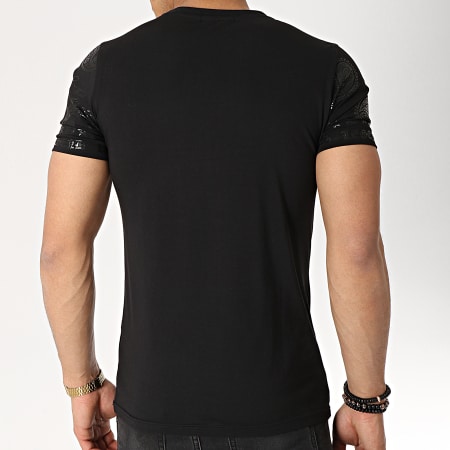 MTX - Tee Shirt Bandana Strass FX282 Noir