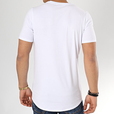 MTX - Tee Shirt Oversize Strass FX211 Blanc