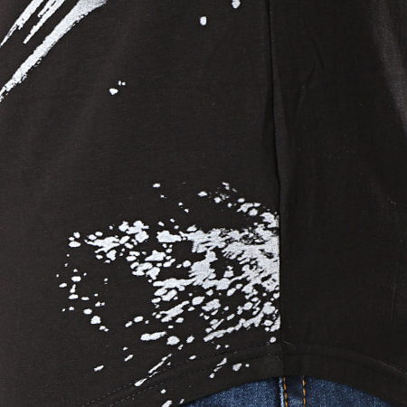 MTX - Tee Shirt Oversize Strass FX189 Noir