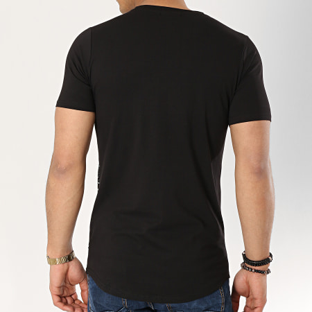 MTX - Tee Shirt Oversize Strass FX189 Noir
